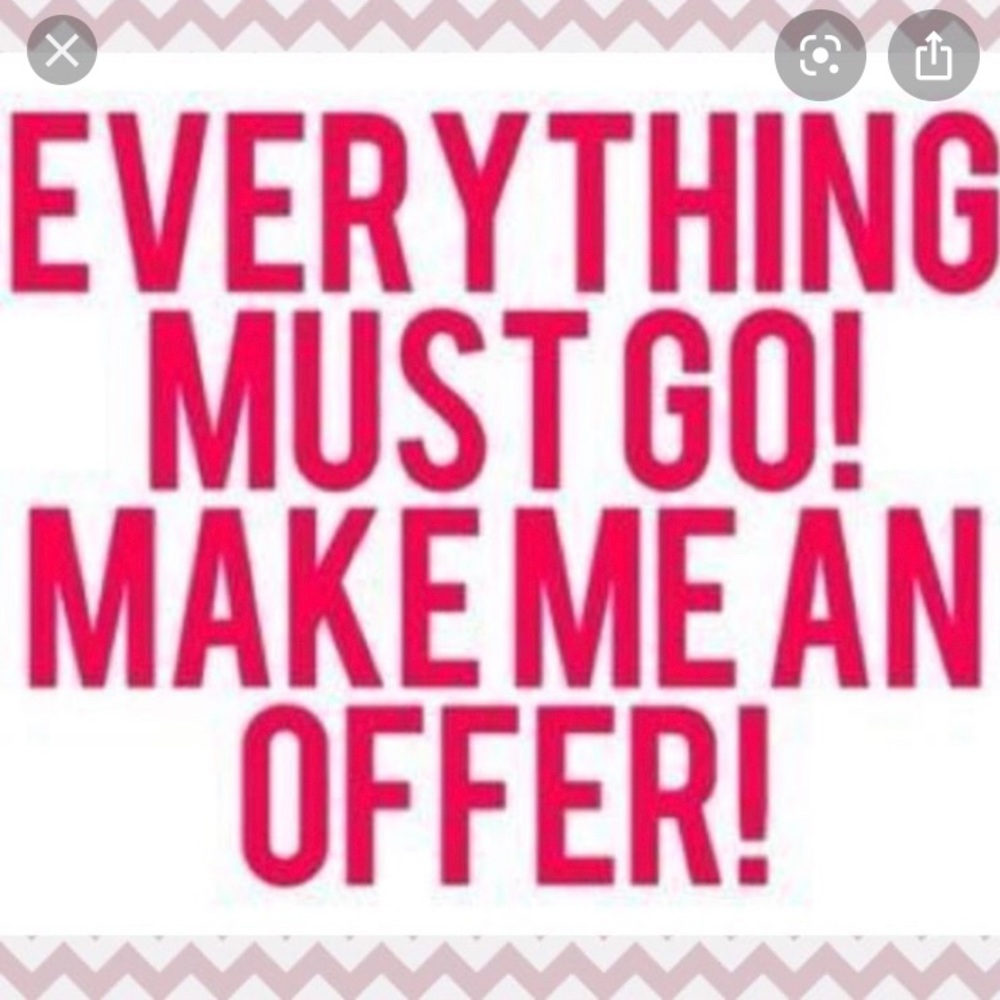 Closet clear OUT - Make Offer!